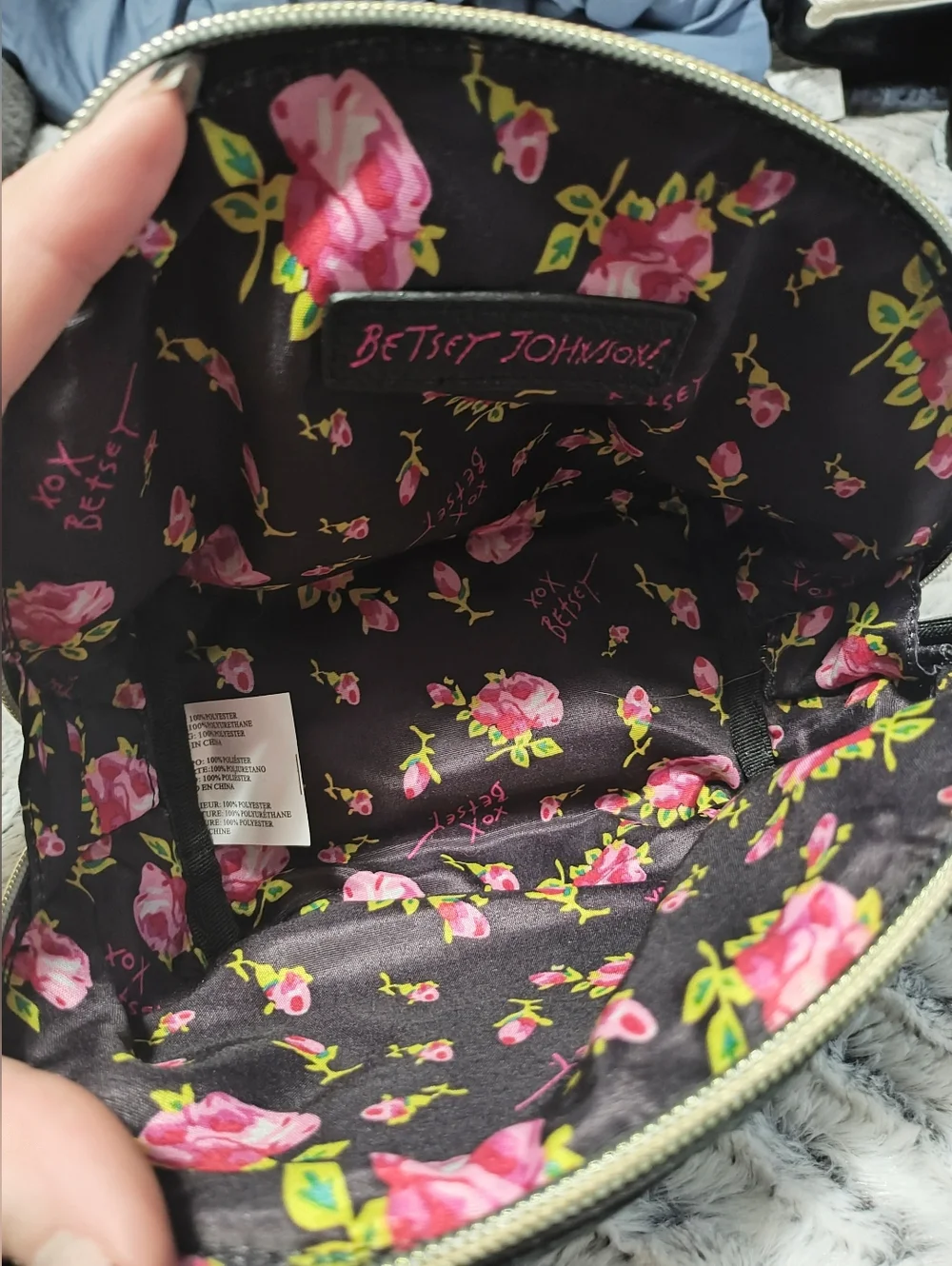 Black Quilted PUP bag!